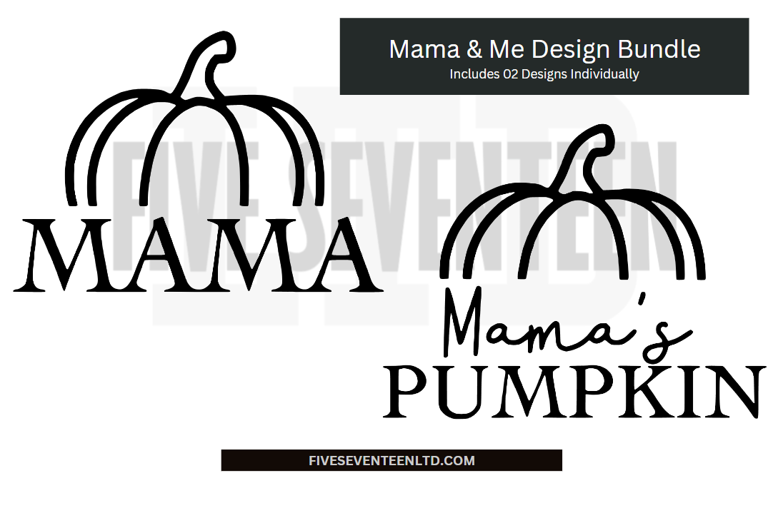 Matchy Matchy Design Collection | Mama & Mama's Pumpkin | 02 Designs