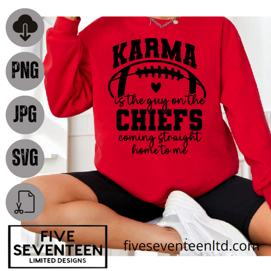 Taylor Swift & Travis Kelce Design Collection | Karma is the guy on the Chiefs | NFL Football