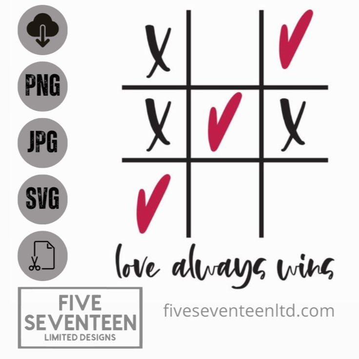 Heart & Love Design Collection | XOXO | Love always wins