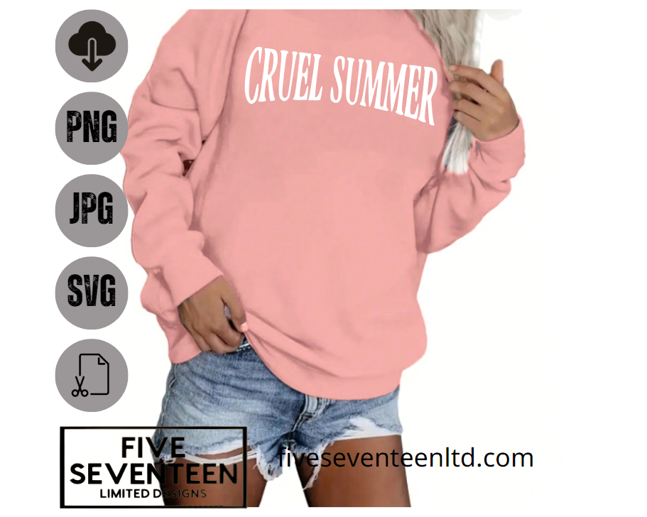 Taylor Swift Design Collection | Cruel Summer Bundle | 07 Designs | Midnights Album