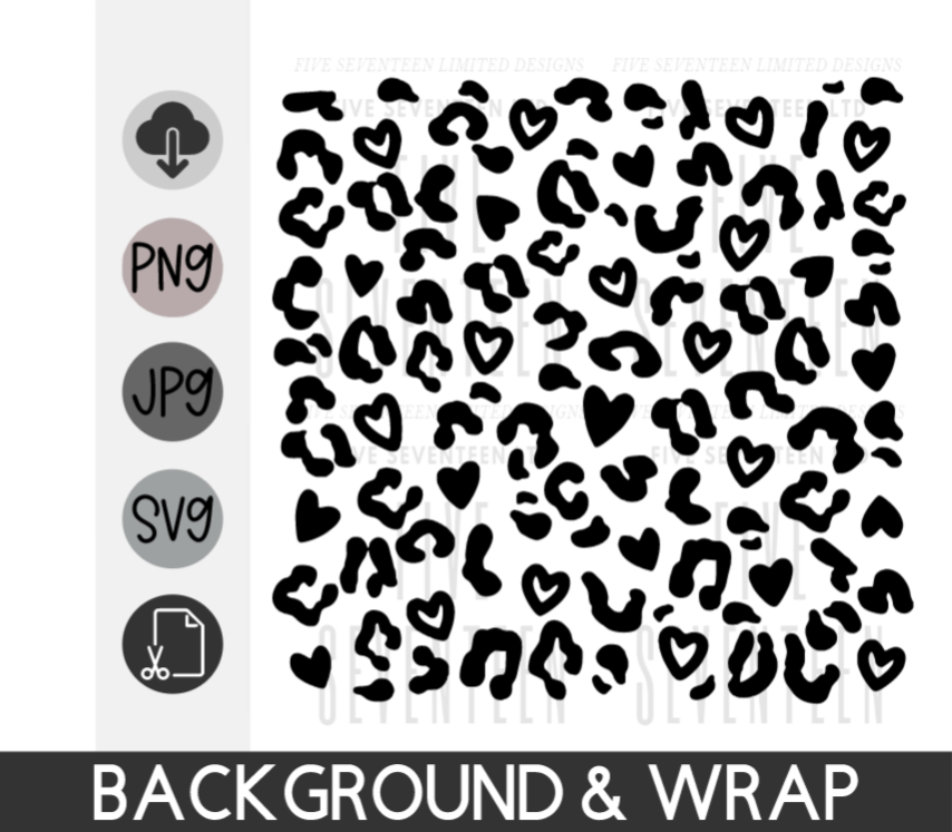 Background & Wrap Design Collection | Leopard Background