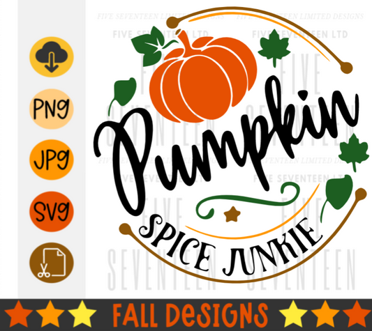 Fall & Winter Design Collection | Fall Design Collection | Pumpkin Spice Junkie