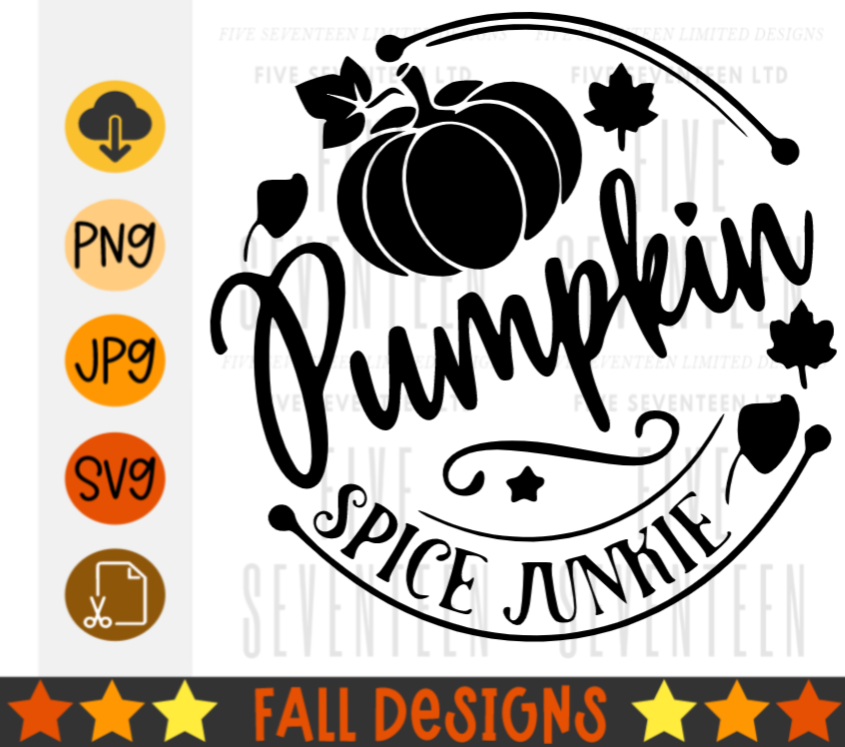 Fall & Winter Design Collection | Fall Design Collection | Pumpkin Spice Junkie