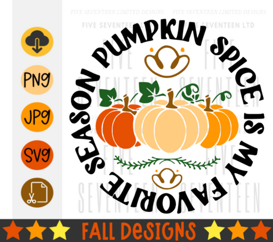 Fall & Winter Design Collection | Fall Design Collection | Pumpkin Spice is my Favorite Season