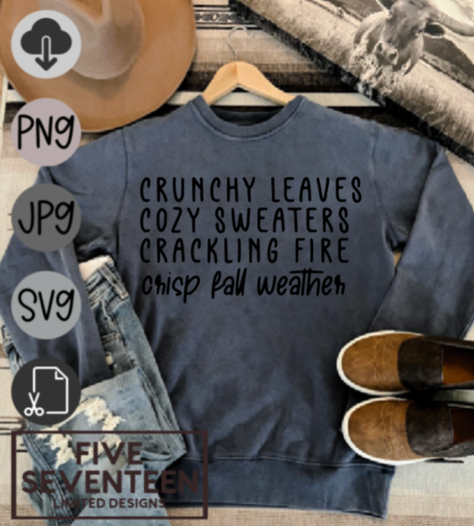 Fall & Winter Design Collection | Fall Design Collection | Crunchy Leaves, Cozy Sweaters, Crackling Fire, Crisp Fall Weather