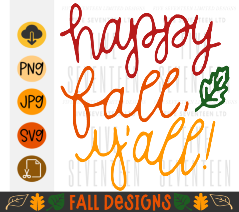 Fall & Winter Design Collection | Fall Design Collection | Happy Fall Yall