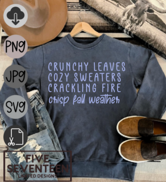 Fall & Winter Design Collection | Fall Design Collection | Crunchy Leaves, Cozy Sweaters, Crackling Fire, Crisp Fall Weather