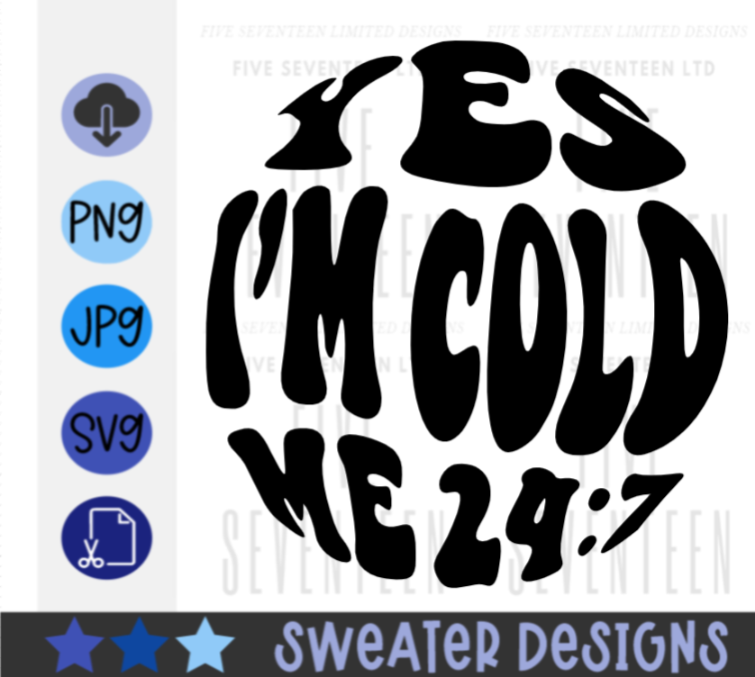 Fall & Winter Design Collection | Winter Design Collection | Yes I'm Cold Me 24:7