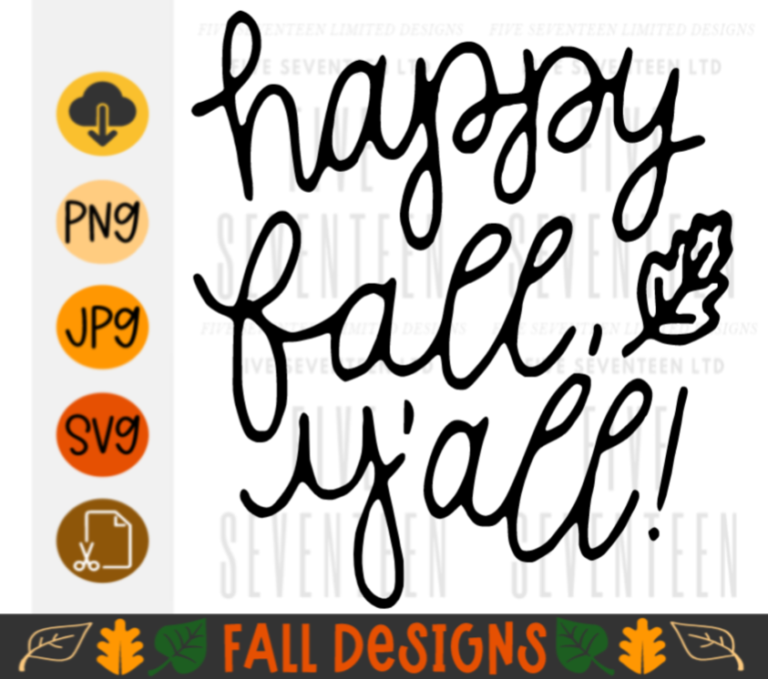 Fall & Winter Design Collection | Fall Design Collection | Happy Fall Yall