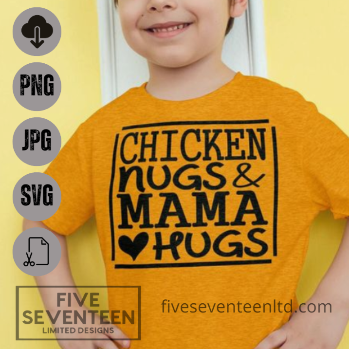 Children's Design Collection | Chicken Nugs and Mama Hugs