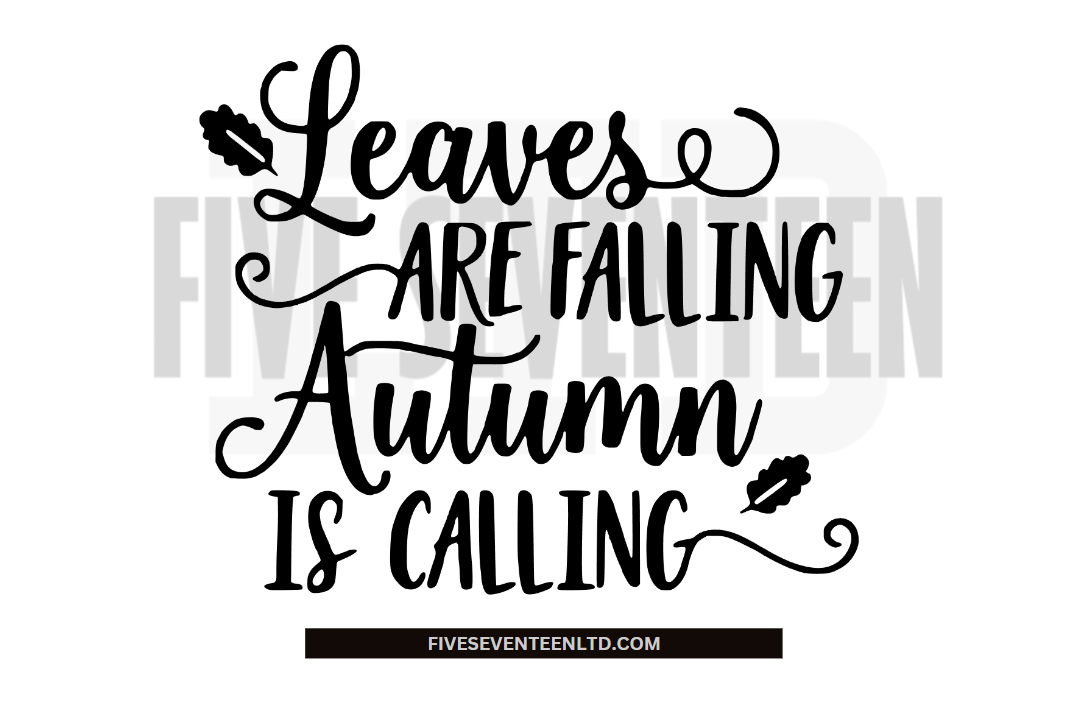 Fall & Winter Design Collection | Fall Design Collection |Leaves are Falling Autumn is Calling