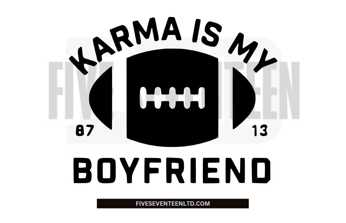 Taylor Swift & Travis Kelce Design Collection | Karma is My Boyfriend | 87 | 13 | NFL Football