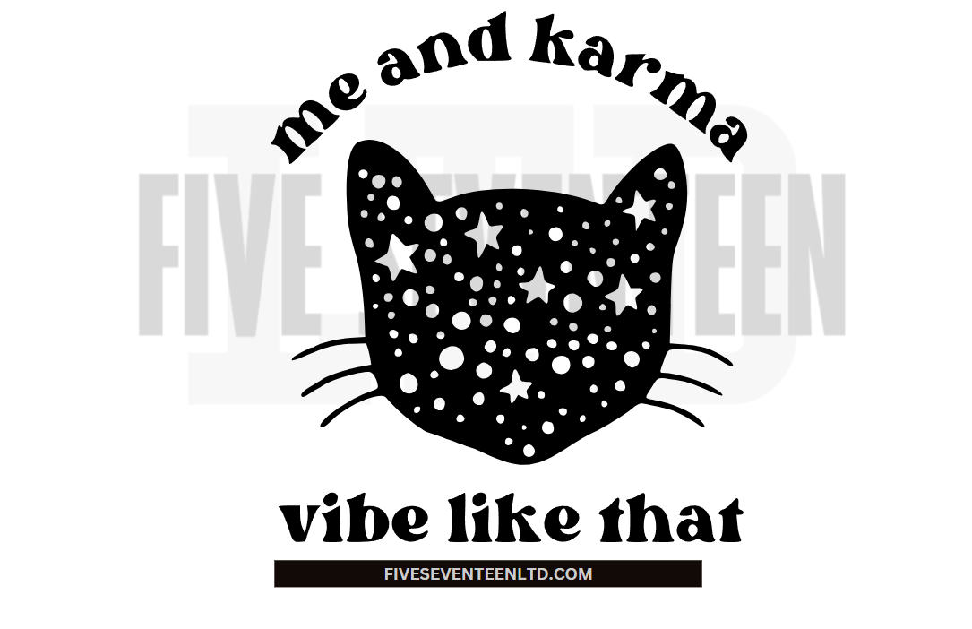 Taylor Swift Design Collection | Me and Karma Vibe like that | Cat | Midnights Album