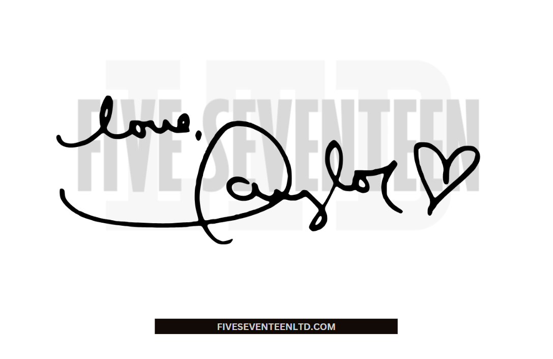 Taylor Swift Design Collection | Signature | Taylor Swift Autograph