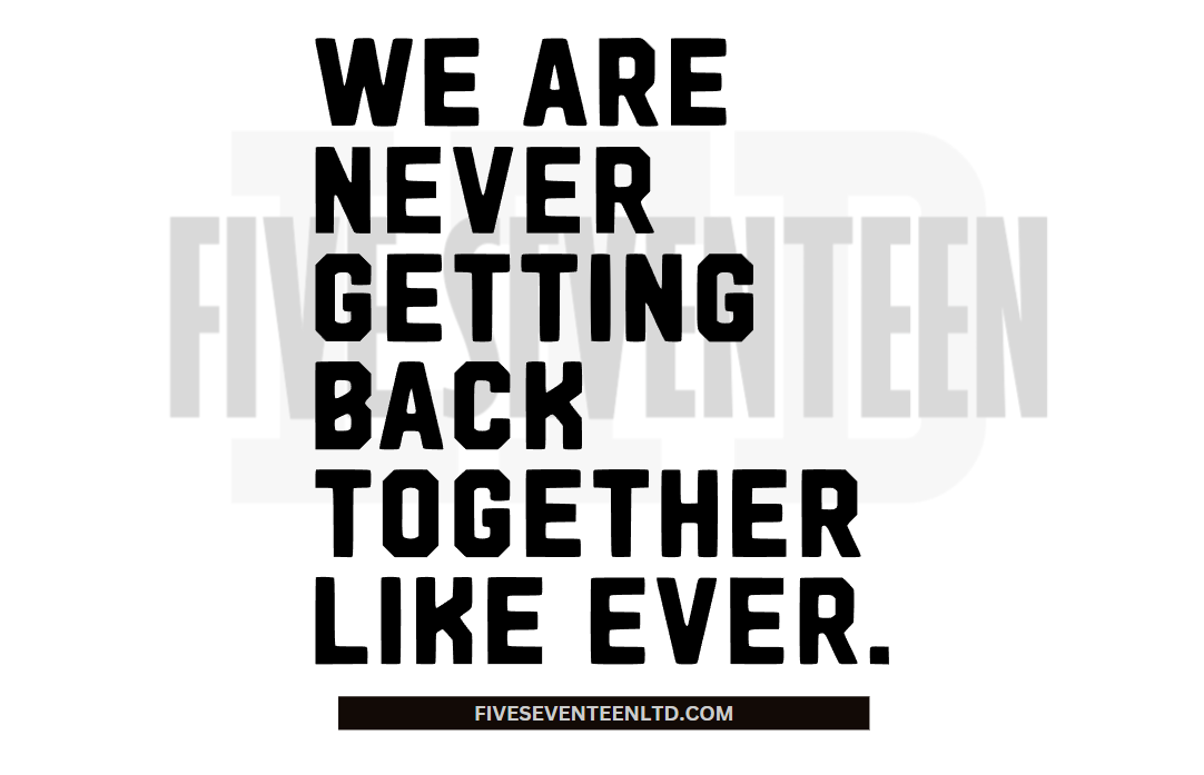 Taylor Swift Design Collection | We are Never Getting back together Like Ever |  Red Album