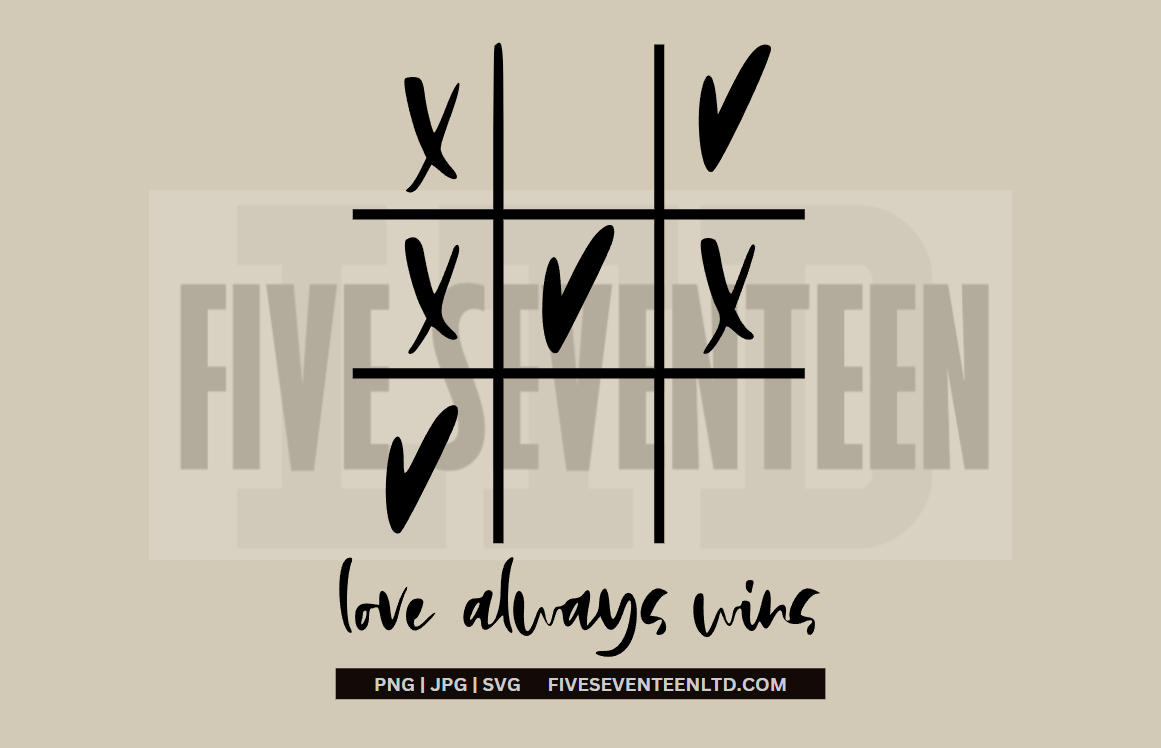 Heart & Love Design Collection | XOXO | Love always wins