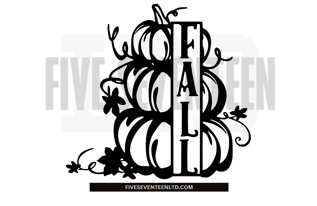 Fall & Winter Design Collection | Fall Design Collection | Fall Pumpkins | Stacked Pumpkin Signage