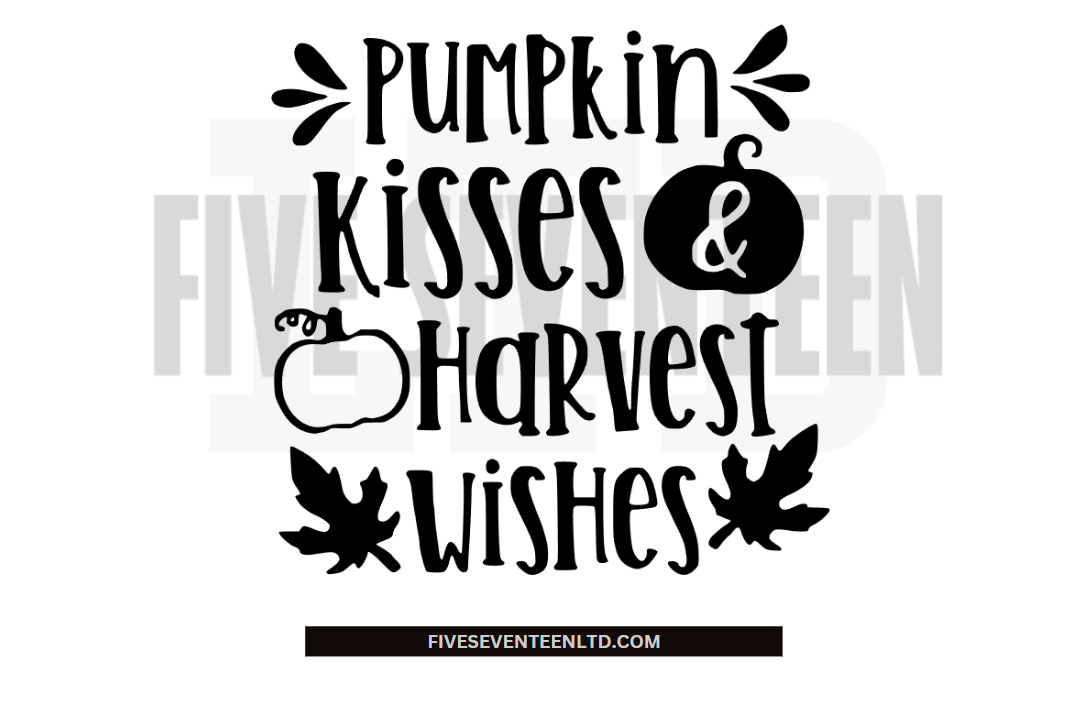 Fall & Winter Design Collection | Fall Design Collection | Pumpkin kisses & Harvest Wishes