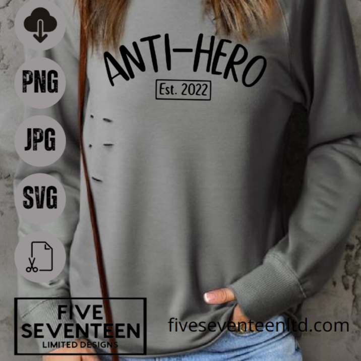 Taylor Swift Design Collection | Anti Hero | Est 2022 | Midnights Album