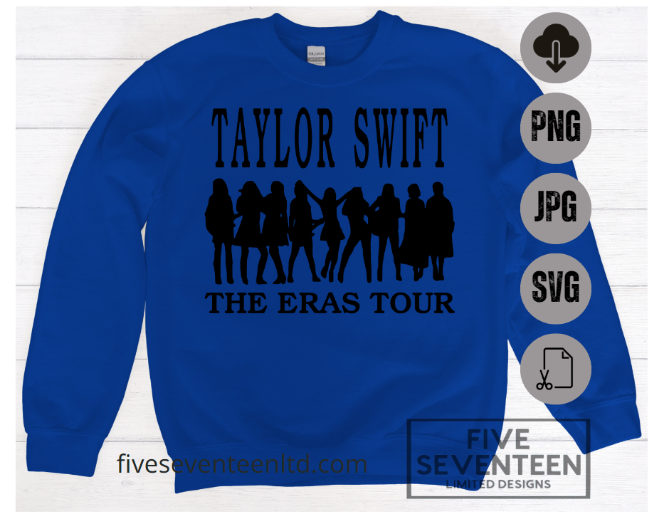 Taylor Swift Design Collection | Taylor Swift The Eras Tour with Silhouettes | The Eras Tour