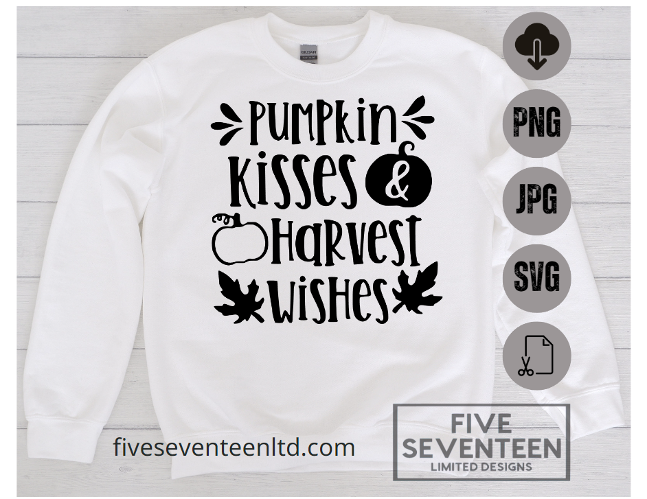 Fall & Winter Design Collection | Fall Design Collection | Pumpkin kisses & Harvest Wishes