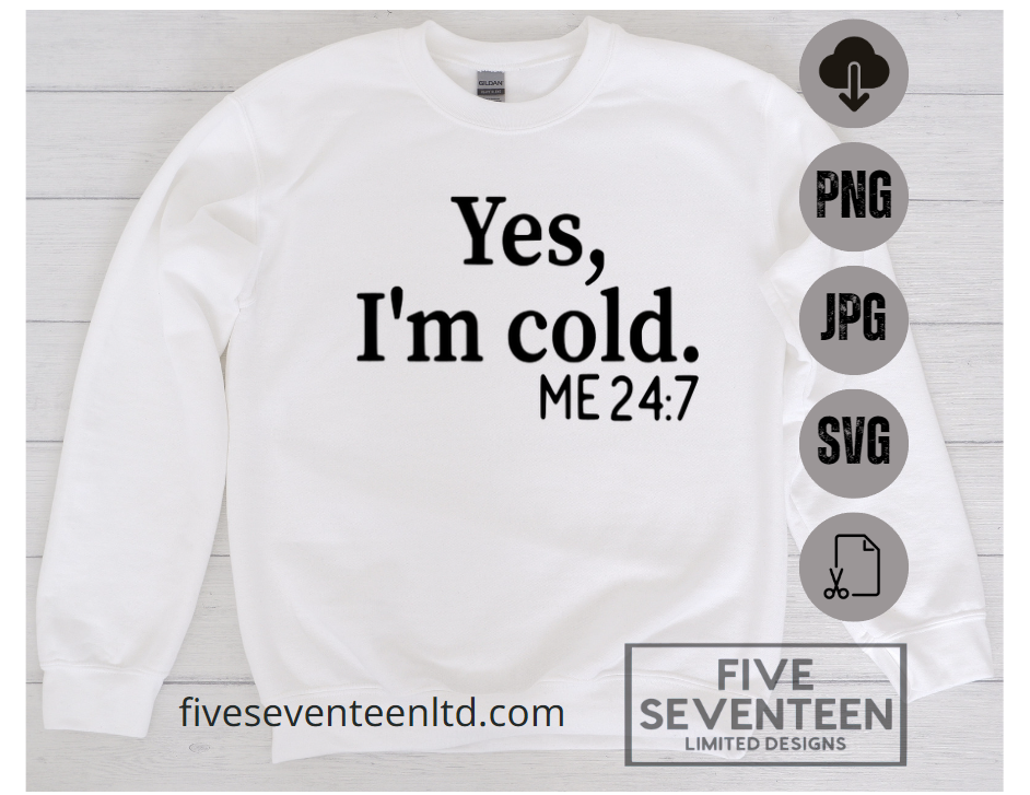 Fall & Winter Design Collection | Winter Design Collection | Yes, I'm Cold Me 24:7