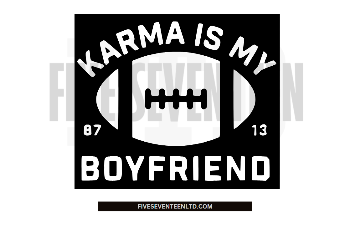 Taylor Swift & Travis Kelce Design Collection | Karma is My Boyfriend | 87 | 13 | NFL Football