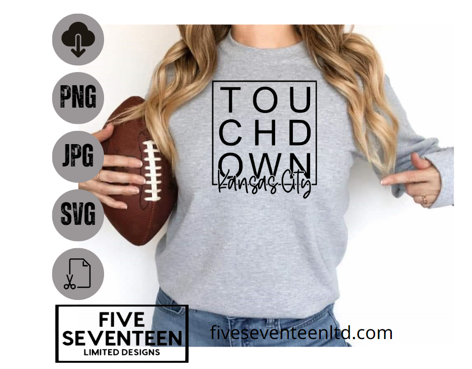 Kansas City Chiefs Design Collection | Touchdown Chiefs | NFL Football Design