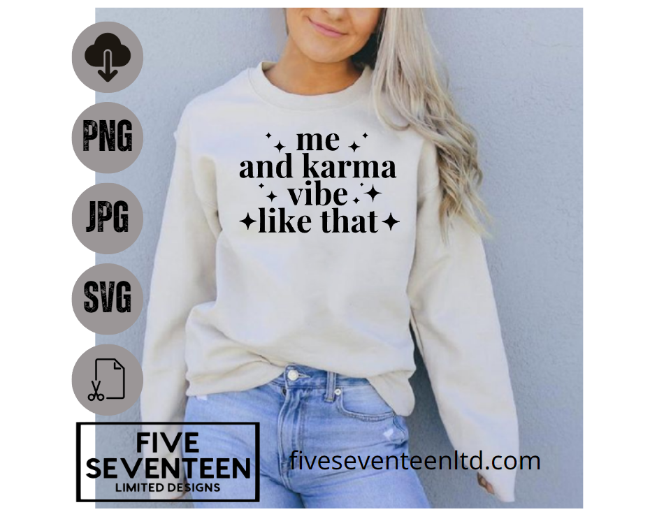 Taylor Swift Design Collection | Me and Karma Vibe like that | Midnights Album