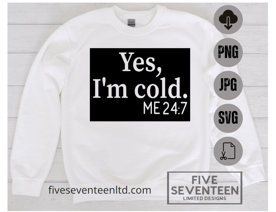 Fall & Winter Design Collection | Winter Design Collection | Yes I'm Cold Me 24:7