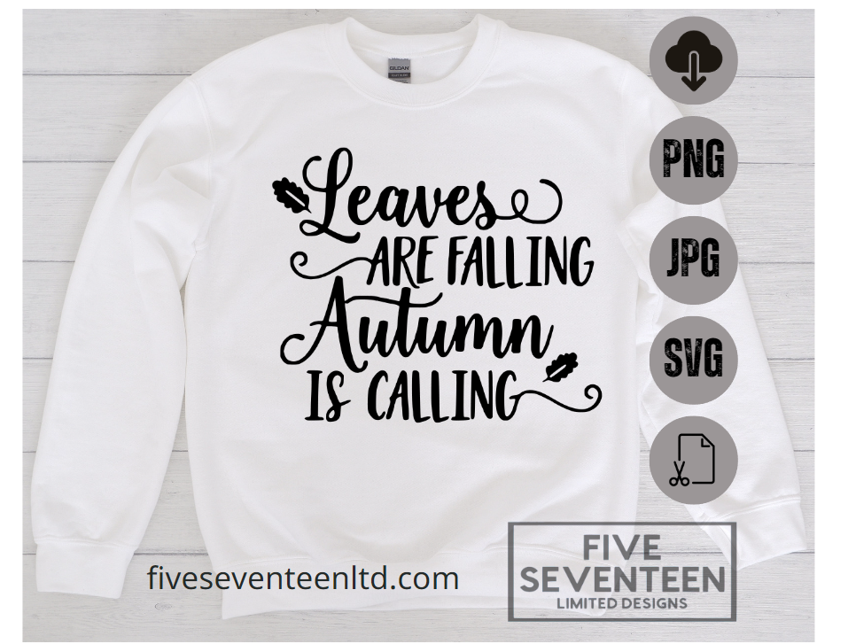 Fall & Winter Design Collection | Fall Design Collection |Leaves are Falling Autumn is Calling