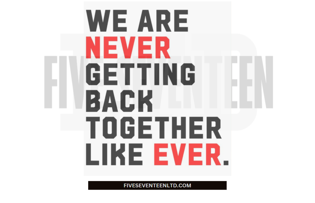 Taylor Swift Design Collection | We are Never Getting back together Like Ever |  Red Album