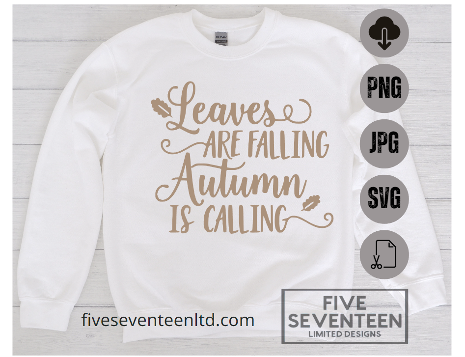 Fall & Winter Design Collection | Fall Design Collection |Leaves are Falling Autumn is Calling