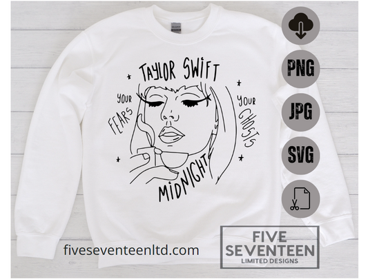 Taylor Swift Design Collection | Midnight | Your Fear | Your Ghost | Taylor Swift | Midnights Album