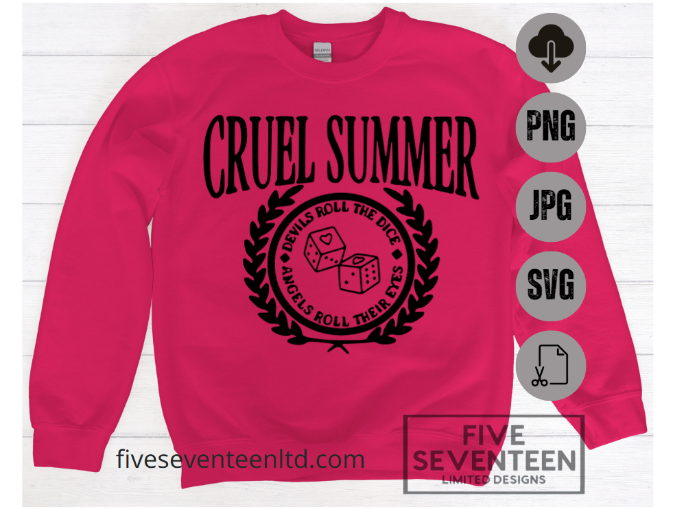 Taylor Swift Design Collection | Cruel Summer Bundle | 07 Designs | Midnights Album