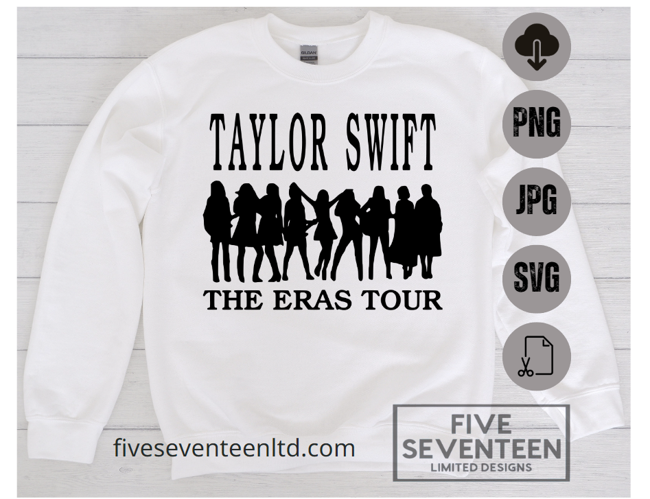 Taylor Swift Design Collection | Taylor Swift The Eras Tour with Silhouettes | The Eras Tour