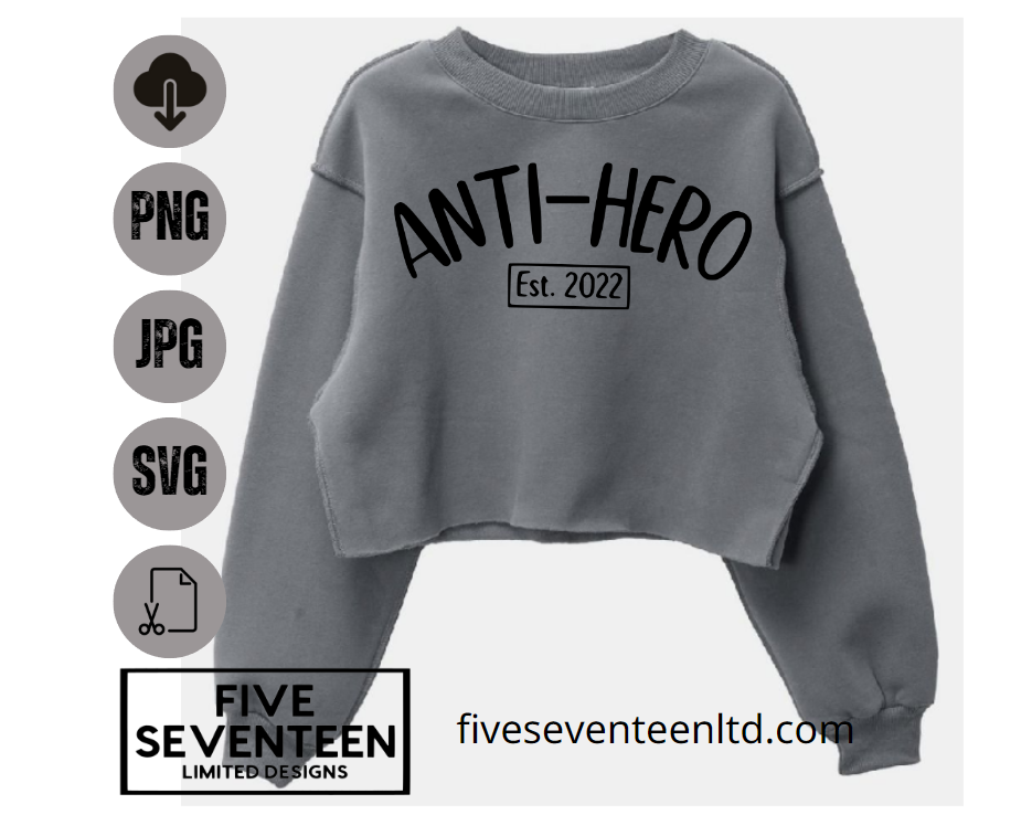 Taylor Swift Design Collection | Anti Hero | Est 2022 | Midnights Album