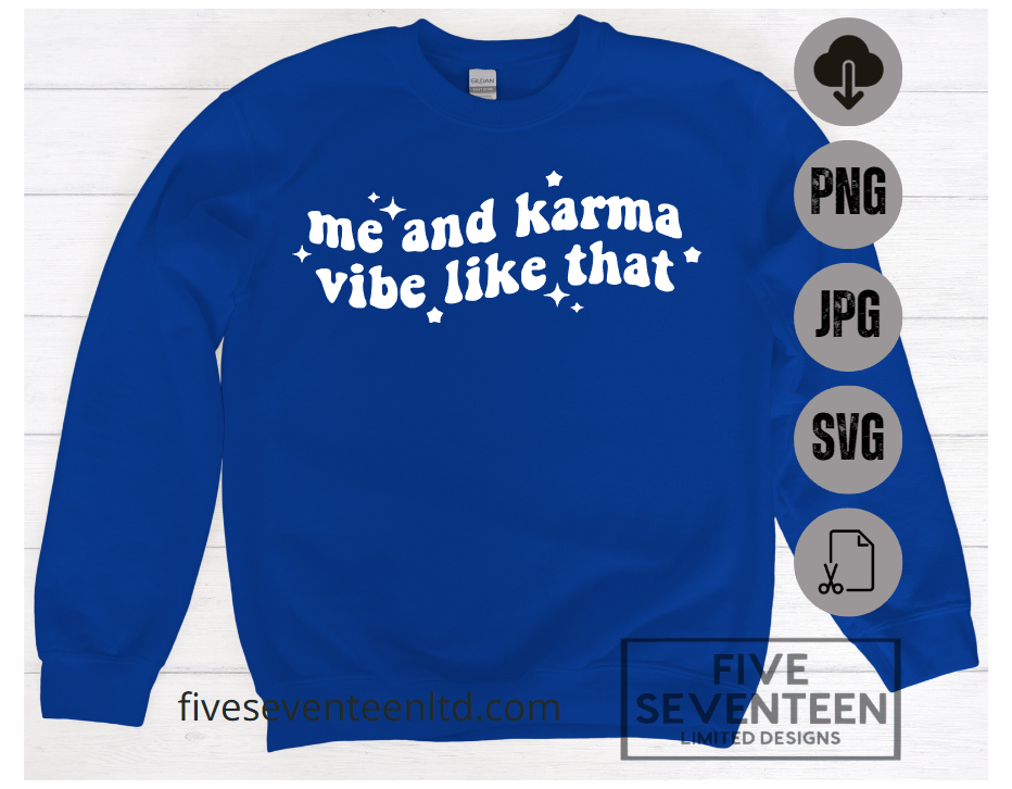 Taylor Swift Design Collection | Me and Karma Vibe like that | Midnights Album