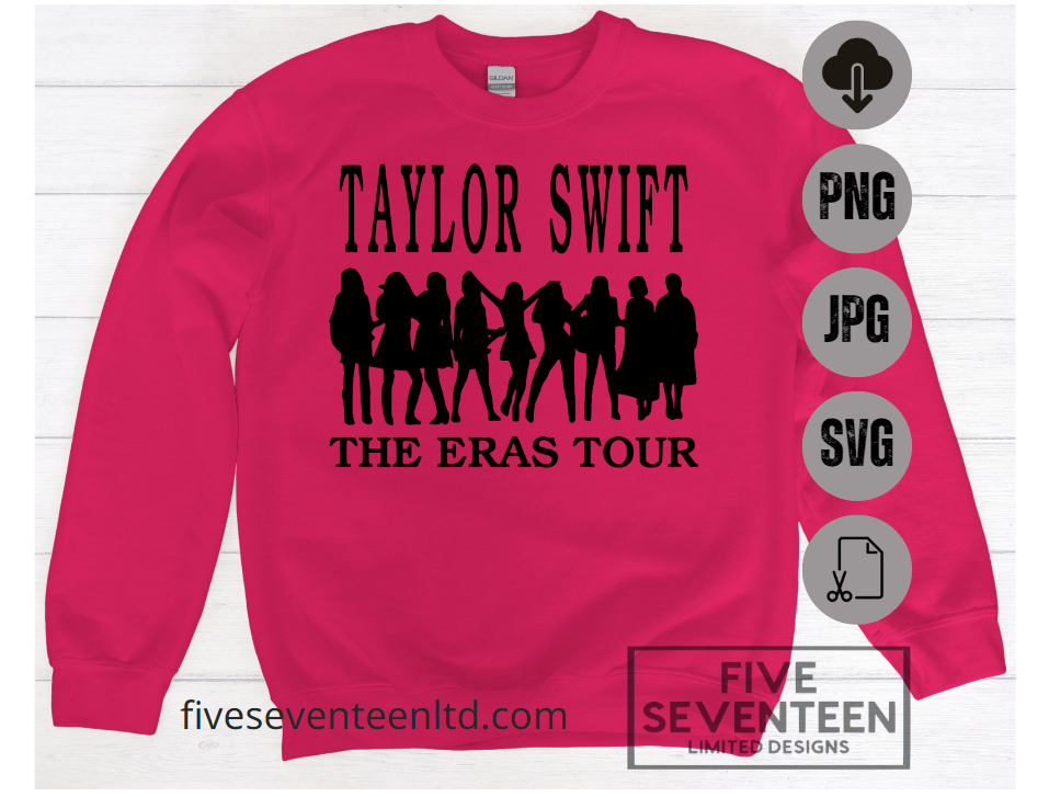 Taylor Swift Design Collection | Taylor Swift The Eras Tour with Silhouettes | The Eras Tour