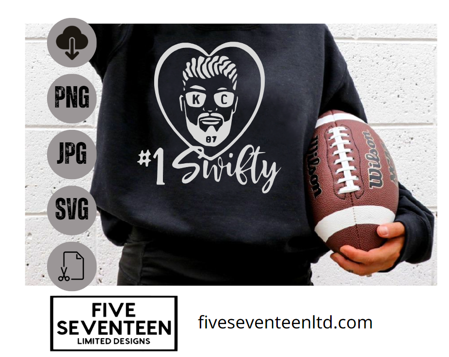 Taylor Swift & Travis Kelce Design Collection | Number one Swifty | #1 Swiftie | NFL Football