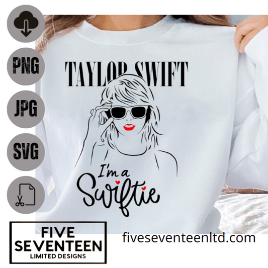 Taylor Swift Design Collection | Taylor Swift I'm a Swiftie | Headshot