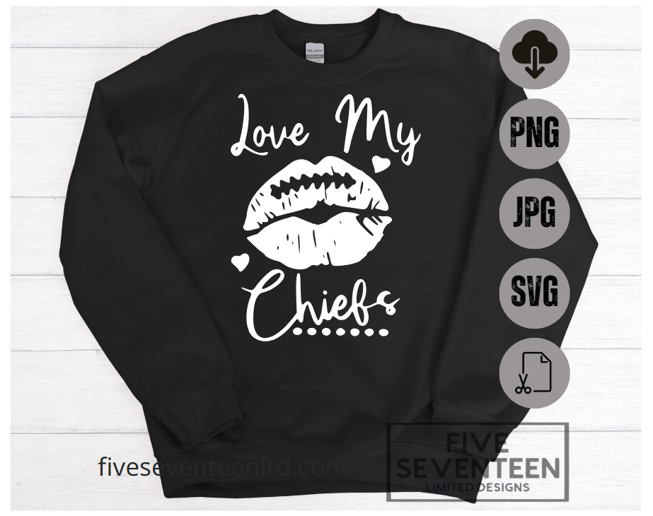 Kansas City Chiefs Design Collection | I Love my Chiefs | NFL Football Design