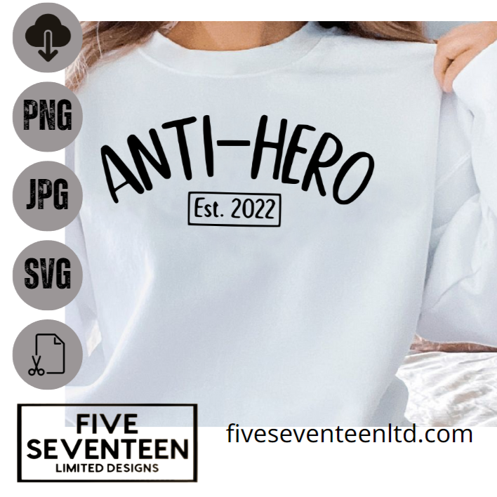 Taylor Swift Design Collection | Anti Hero | Est 2022 | Midnights Album