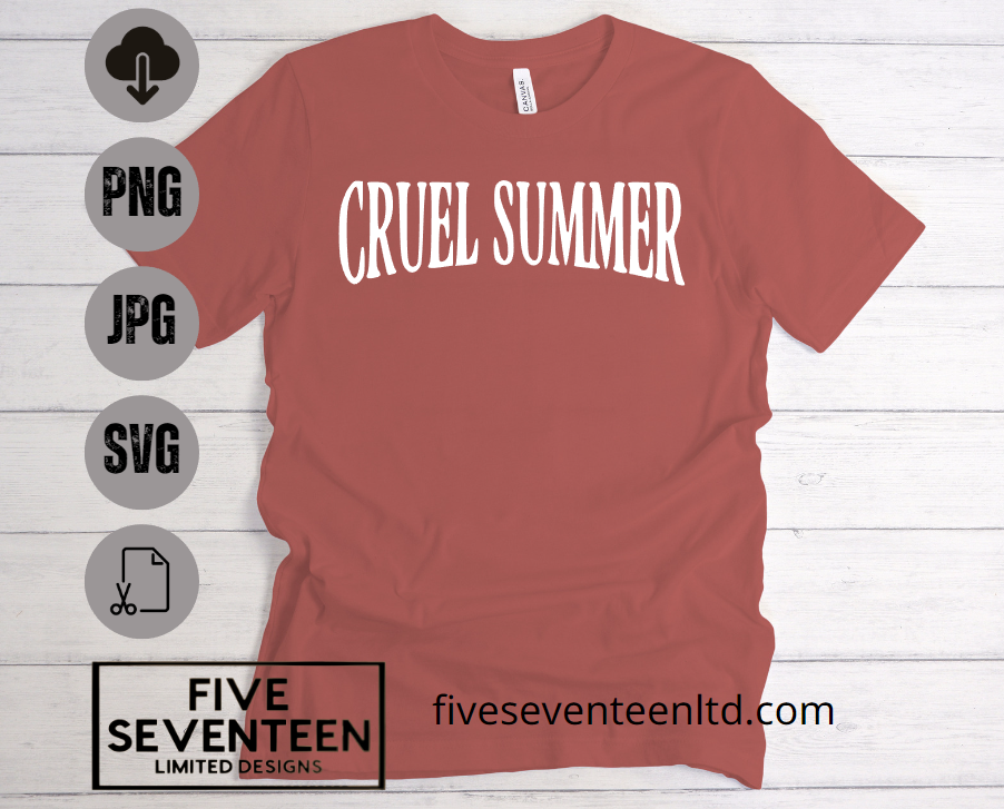 Taylor Swift Design Collection | Cruel Summer Bundle | 07 Designs | Midnights Album