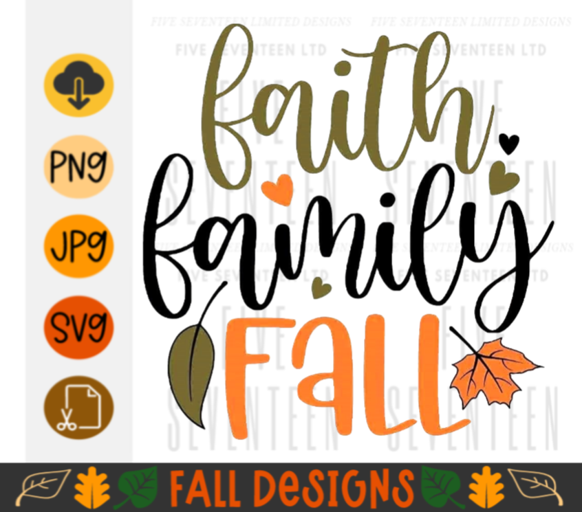 Fall & Winter Design Collection | Fall Design Collection | Faith, Family, Fall