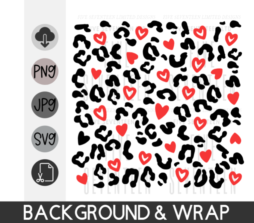 Background & Wrap Design Collection | Leopard Background