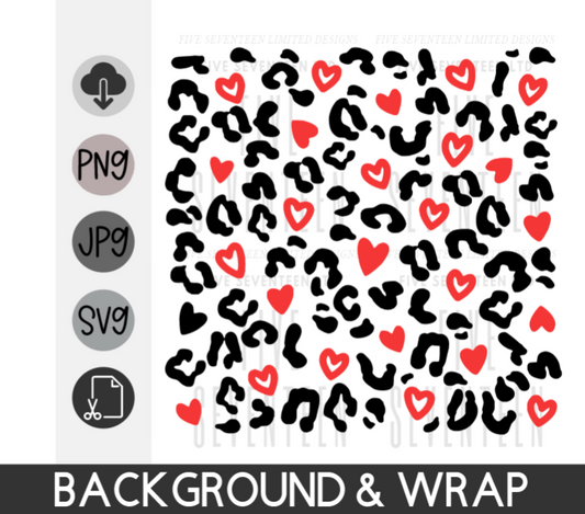 Background & Wrap Design Collection | Leopard Background