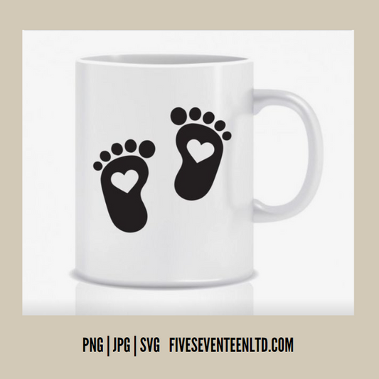 Maternity and Newborn Design Collection | Newborn Footprints