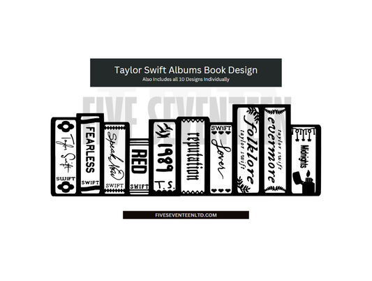 Taylor Swift Design Collection | Taylor Swift Album Books | 10 Designs | Original